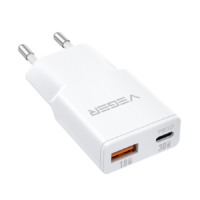 Veger TC301 Φορτιστής 30W USB-A & USB-C