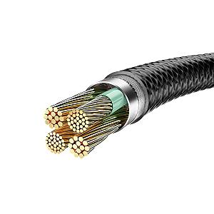 Veger V105 Braided Καλώδιο USB to Lightning 1.2m - Μαύρο - Image 3