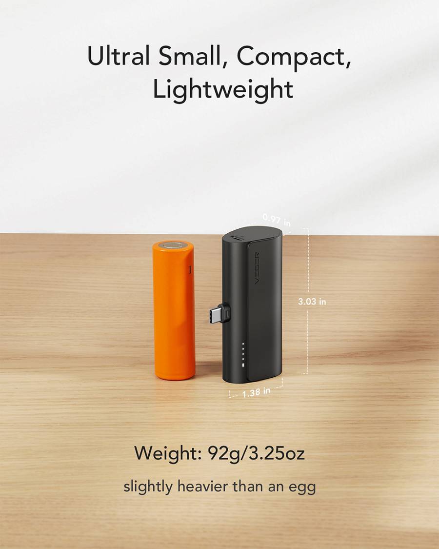 Veger W0556 Power Bank 5000mAh 20W USB-C - Image 4