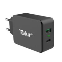 Tellur Διπλός Φορτιστής USB & Type-C PD QC3.0 6A – Black