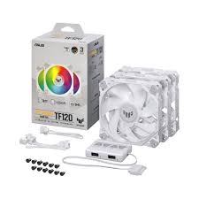 ASUS TUF Gaming TF120 ARGB White Edition (3-Pack) 3-Pin